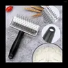 Baking Moulds Pizza Dough Roller Stainless Steel Pin Puncher Hole Maker With Plastic Handle Docking Tool