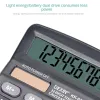 Calculators ABS Solar Computer Miljövänlig kalkylator Stationery Finansiell kalkylator för skolstudenter Solenergi Desktop