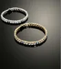 Evil Eye Tennis Bracelet Hip Hop armbanden voor vrouwelijke blauwe stenen kralen Bracelet Mens Jewellery5654386
