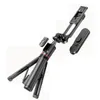 24L15 Çıkarılabilir Dolgu Işığı Kararlı Selfie Stick Tripod (1110mm) Bluetooth w/ Stable Katlanabilir Uzaktan Kumanda Tripod Standını iPhone için