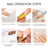 Liquids Maychao akrylpulver flytande monomer naglar konstdekoration för manikyruppsättning kit kristall nagel glitter 3D nagelips snidverktyg