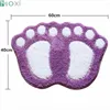 Bath Mats 80 60cm Mini Microfiber Toilet Memory Foam Bathroom Rug Pad Carpets Doormat Floor Mat Absorbent Foot 1Pc