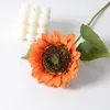 Decoratieve bloemen zonnebloem middelpunt decor tak met stengel voor huis bruiloft faux bloem arrangement binnen gebruik buiten gebruik