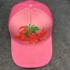 Hombres diseñadores de lienzo de béisbol béisbol femeninos femeninos letras bordadas gorra de pelota de verano camionero camionero tendencia de tendencia de la calle goros hh