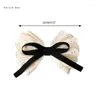 Clipes de cabelo Bowknot Clip Lace Ribbon Hairwarwarwarwarwarwarwarwarde de balé doce xxfd