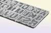 Big 3D Chocolate Forms Letters Cake Pan Moldes Para Chocolates Mold DIY For Chocolate Polycarbonate5450180