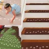 Carpets Luminous Self-adhesive Stair Mat Pattern Stairs Step Pad Rug Carpet Kitchen Anti-slip Doormat Bedside Area Rugs