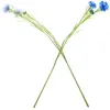 Decorative Flowers 2 Pcs Simulation Car Cornflower Artificial Bulk Picks Fake Silk Cloth Home Decors Floral Bouquet