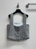 Chars pour femmes concepteur de camis Shenzhen Nanyou Huo ~ 24 printemps / été nouveau produit Small Fragant Wind Boîte à damier