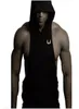 Men039S TANK TOPS Gyms Golds Vest Men Cotton Hoodie Sweatshirts Fitness Clothes Bodybuilding Top Sleeveless Sportswear Tees Shi8658722586