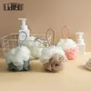 Bath Tools Accessories Cute Soft Shower Mesh Foaming Sponge Body Skin Cleaner Cleaning Tool Bathroom Exfoliating Scrubber Bubble Ball 240414