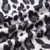 Frauenhose Leopard niedriger taillierter Kofferraum Slim Fit Elastic Taille Knöchellänge Trendhose 2024