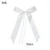 Party Decoration 50 Pcs /pack Delicate Wedding Pew End Bow Knots Ribbon Bows Cars Chairs Bowknots Christmas Gift Wrap