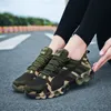 Ny Mesh Camouflage Running Shoes For Student Training Militärträning Running Mountaineering Mens Designer Shoe Women utomhus Sports basketskor35-45