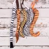 Fournions de fête Funny Animal Costume Set Leopard Girafe Ears Band Tail Tail Fancy Dish Up Halloween Cosplay