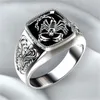 Yeni Yaratıcı Akrep Yardım Erkek Yüzüğü, Avrupa ve Amerikan Zehir Scorpion Yıldönümü Yüzüğü AB132