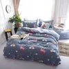 Bedding Sets Juwen-ropa De Cama Textil Para El Hogar Tira Con Dibujos Edredn Funda Almohada Sbana Plana 3/4 Uds.