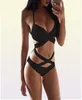 Women039s sexy taglio halter designer bikini Onepiece push up eSigner Swimwe Monokini Swimsuit Bandage Swimwear Bandage Women039s F2744291