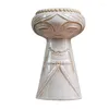 Vases Vase en céramique nordique pour fille design de visage humain ornements de salon table à manger arrangement de fleurs accessoires de décoration de maison