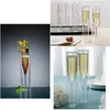 Vers à vin 2024 Double couches flûtes champagne bulles gobelet étincelante tulipes cockt