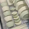Płytki kremowe miski wiatrowe i set naczyń do użytku domowego 2024 Świeże miski o wysokiej kosmetyce pałeczki pałeczki naczynia