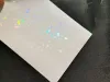 Papper holografisk folie självhäftande tejp baksida trasiga glasögon varm stämpling på papper plast 50 ark 210 x 297 mm diy paket färgkort