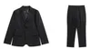 Stylish Men's Slim-Fit Buckle Suit Solid Color Dress Blazer Host Wedding Show Coat & Pants #A2