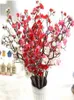 Fleur artificielle cerise printemps prune pêche fleur branche 60cm fleur de fleur de fleur de fleur pour le mariage décors gb5377651815