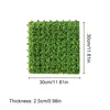 装飾的な花緑の床マットシミュレートされたターフマイクロランドスケープウェディングガーデン厚いプラスチック植物装飾30x30cm