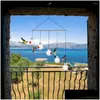Inne dostawy ptaków łatwe do czyszczenia podajnika kolibra wytrzymałego dekoracji ogrodu Outdoor Wind dla kolibra na zewnątrz dostawa dhysm