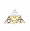 Bulk 120Pcslot Vintage Triangle Charms Pendant Triangle Deathly Hallows Wizzar Charms DIY Findings 3132mm 4 colors5020759