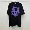 Nowa weryfikacje T Shirt VTM luksusowa ponadwymiarowa koszulka mężczyzn T-shirty Wysokiej jakości pianki nadruk anarchia Vetements moda T-shirt męskie koszulka moda 94