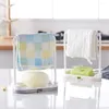 Cuisine de rackage de rangement serviette serviette à vaisselle du porte-éponge Organisateur de lavabo de comptoir avec gris plateau