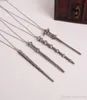 Vine Movie Inspired Magic Wand Pendant Necklace Antique Bronze Silver for Head Gift CX3187077210