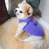 Dog Apparel 6 Colors Clothes Like Daddy And Mommy Puppy Shirts Solid Color Small Dogs T Shirt Cotton Pet Supplies Outwear Wholesale Dr Dhodh