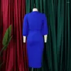 Vêtements ethniques Jupe en deux pièces Set Femmes survêtement Vêtements d'automne Robes africaines pour 2024 Elegant Party Tops Ruffles Jirts Cost