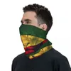 Boinas Rasta Lion Stripe Bandana Garda de máscara estampada de máscara de máscara jamaicana Jamaica Multipuse