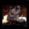 Książka dekoracji imprezowej Halloween Decor Realistic Necronomicon Witch ręcznie robiony czarny brzeg Spooky Sezonowy propon