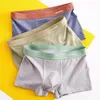 Poltas de cuecas boxers boxers boxers masculinos, respiráveis para umidade de umidade, abundantes boxeadores com calcinha mole de cintura elástica de bulge para diariamente