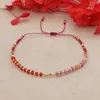 チャームブレスレットgo2boho天然石ブレスレットmiyuki beaded tine for women simple Jewelry StringPulserasトレンディジュエリー