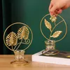 Kandelaars Noordse stijl metalen kandelaar holle golden bladhouder ornament Wedding Party Diner Tabel Decor Diy