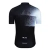 Frammenti di collisione a colori a maniche corte top cicling jersey ropa ciclismo hombre estate ciclismo uomo camicie per bici triathlon 240411