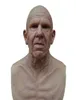 Masques de fête Old Man Scary Mask Cosplay Full Head Latex Halloween Horror Masquerade Headgear Dropshi8600866