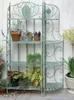 Decorative Plates Outdoor Flower Stand Courtyard Balcony Terrace Corner Basin Shelf Multi-Layer Floor Storage Rack