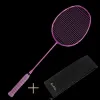 RACKETS BADMINTON 1PCS TRALIGHT RACKET CARBON RACQUET FIBRES DES FIBRES OFFENSIONS ENTRAÎNEMENT OFFENSION AVEC LA DROP DE SAG