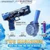 Sand Play Water Fun Toys Gun Elektrische kinderen speelgoed schieten Kid Zwembad Zomer Outdoor Games Volwassene voor kinderen Geschenk 240307 Q240413