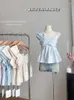 Blouses pour femmes de haute qualité Simple Slash Crop top Spring Summer Summer Elegant Office Lady Casual Solid Shirts Streetwear coréen