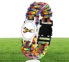 2021 Puzzle Pizzle Autisme Awareness Hope Charm Colorful 2518mm Glass Cabochon Outdoor Survival Paracord Bracelets Men Women Jewelr17262693