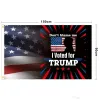 Han kommer att vara tillbaka flaggor Banner 3x5 ft Donald Trump Flag 2024 Val Flags The Revenge Tour 150x90cm 0413