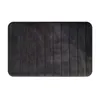 Banyo Paspas Mat Bellek Köpük Haleleri Banyo için Yumuşak ve Konforlu Süper Emici Siyah 32 "x 20"